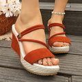 SUNKISSEDSTEP Women’s Platform Wedge Sandals (US 6–9.5)