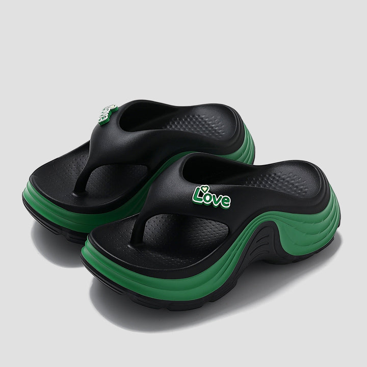 SUNKISSEDSTEP Women’s Thick-Soled Flip Flop Sandals