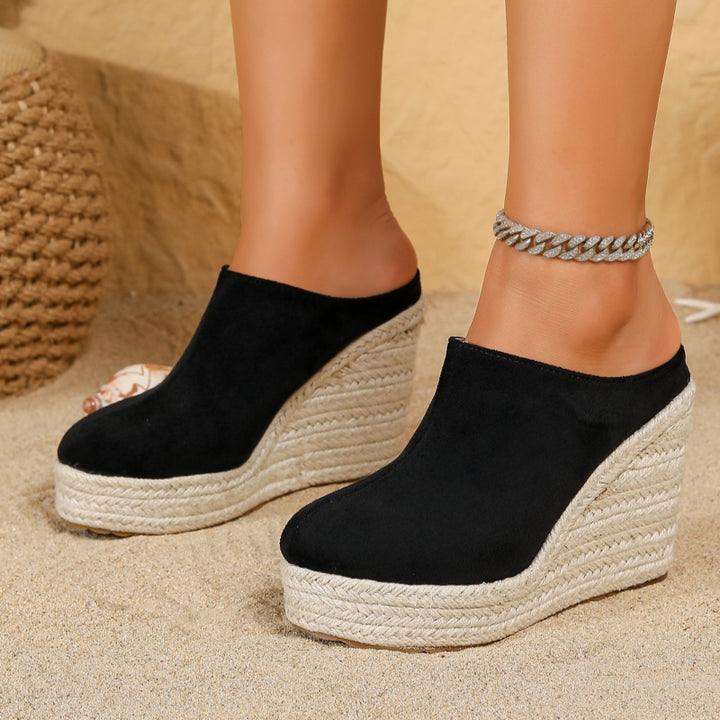 SUNKISSEDSTEP Women’s Valencia Espadrille Mule Wedges (US 5.5–9)