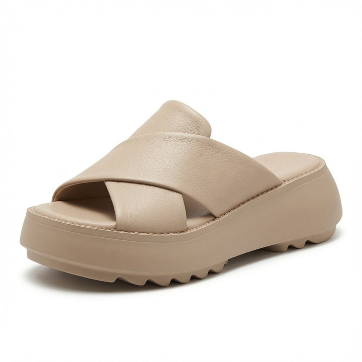 Vintage Platform Slide Sandals