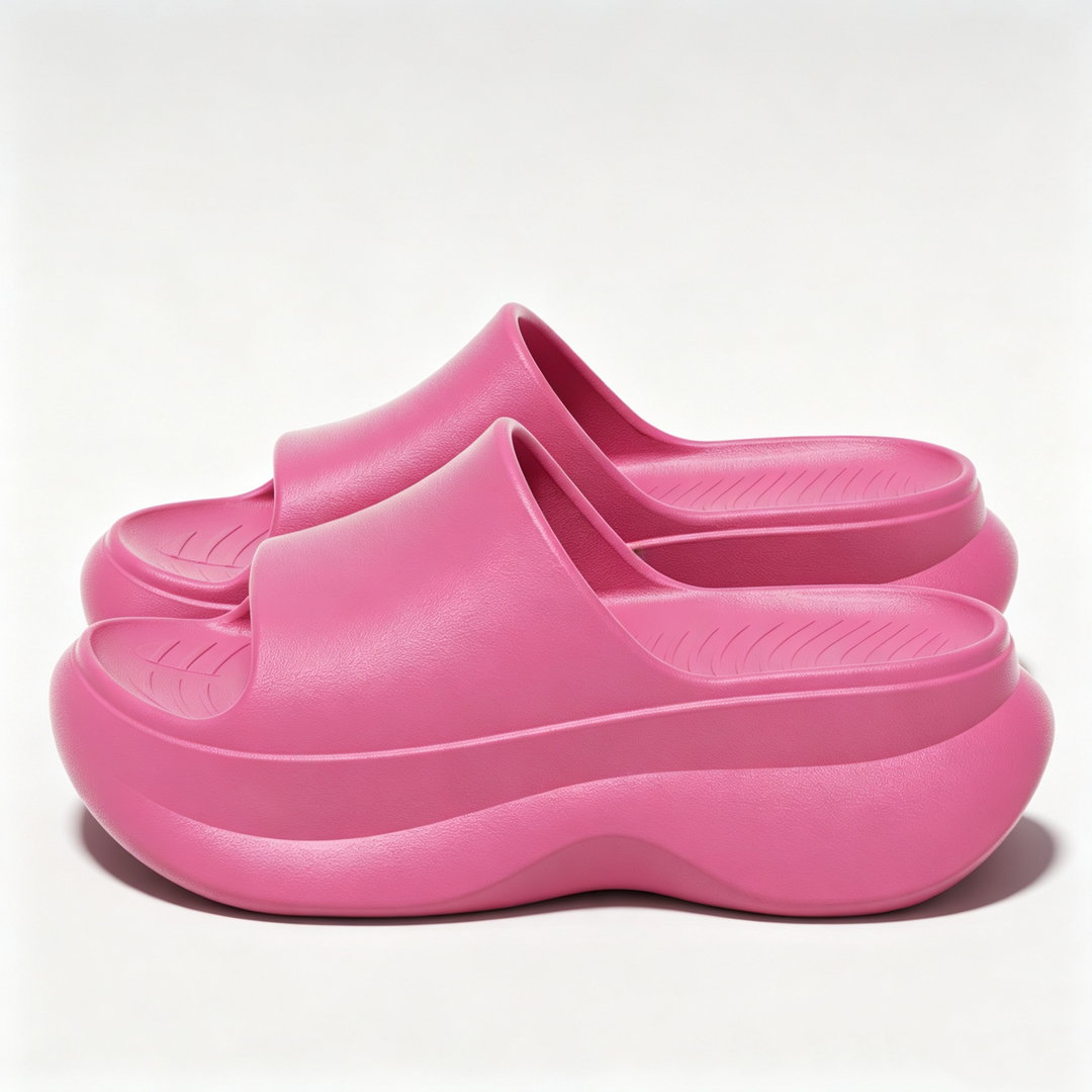 SUNKISSEDSTEP Women’s Cloud Lift EVA Platform Slides