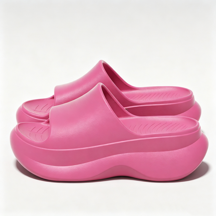 SUNKISSEDSTEP Women’s Cloud Lift EVA Platform Slides