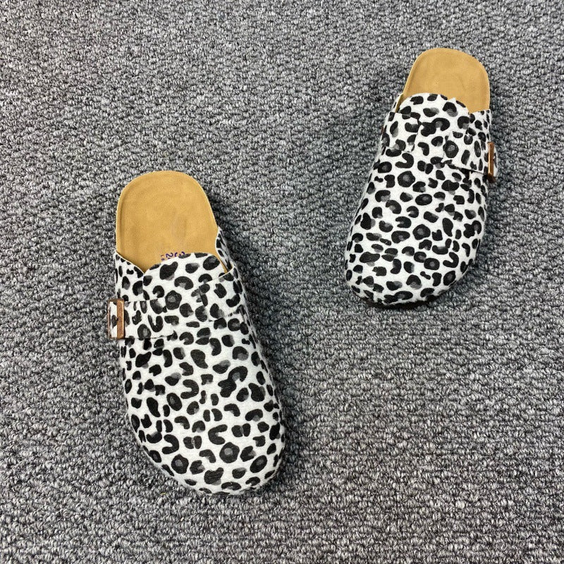 SUNKISSEDSTEP Women’s Leopard Heritage Clog Slides (US 5.5–10.5)