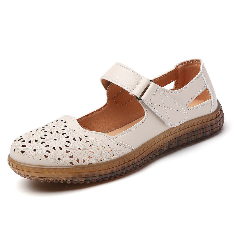 SUNKISSEDSTEP Women’s Breeze Comfort Leather Sandals (US 6–8.5)
