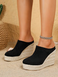 SUNKISSEDSTEP Women’s Valencia Espadrille Mule Wedges (US 5.5–9)