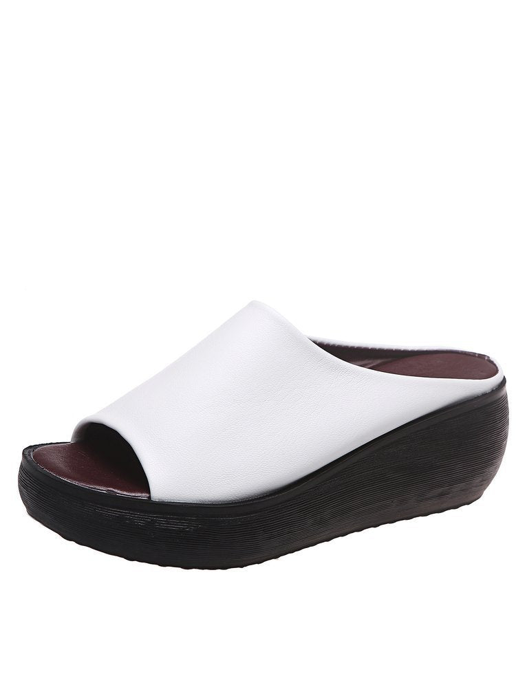 SUNKISSEDSTEP Women’s Savannah Platform Wedge Slides (US 5.5–10)