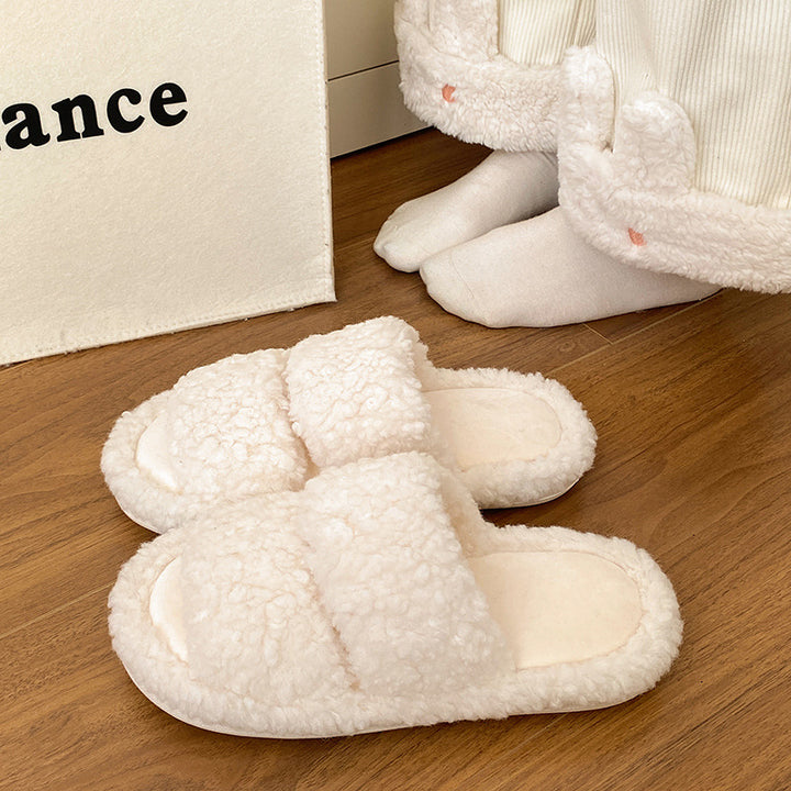 SUNKISSEDSTEP Women’s Eva Plush Platform Slides