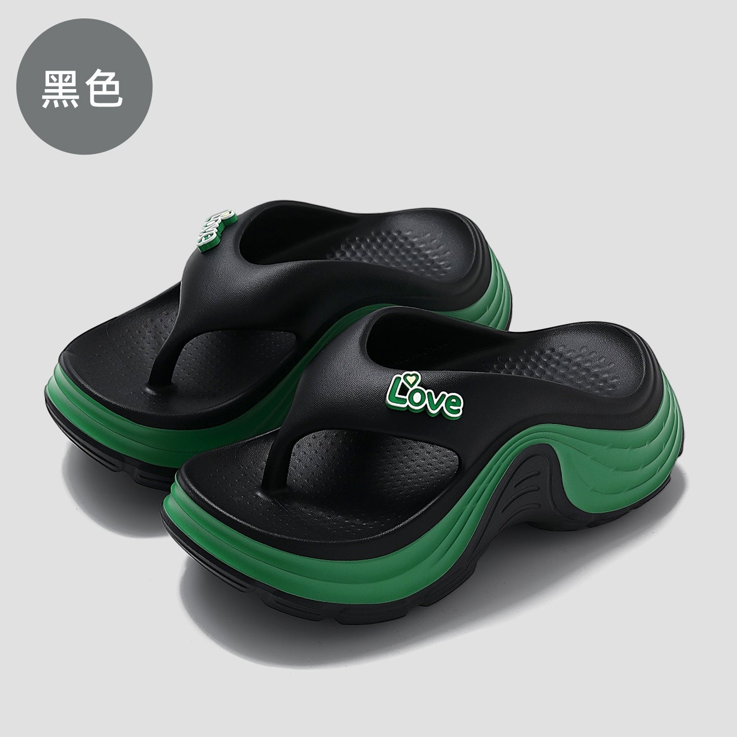 SUNKISSEDSTEP Women’s Thick-Soled Flip Flop Sandals