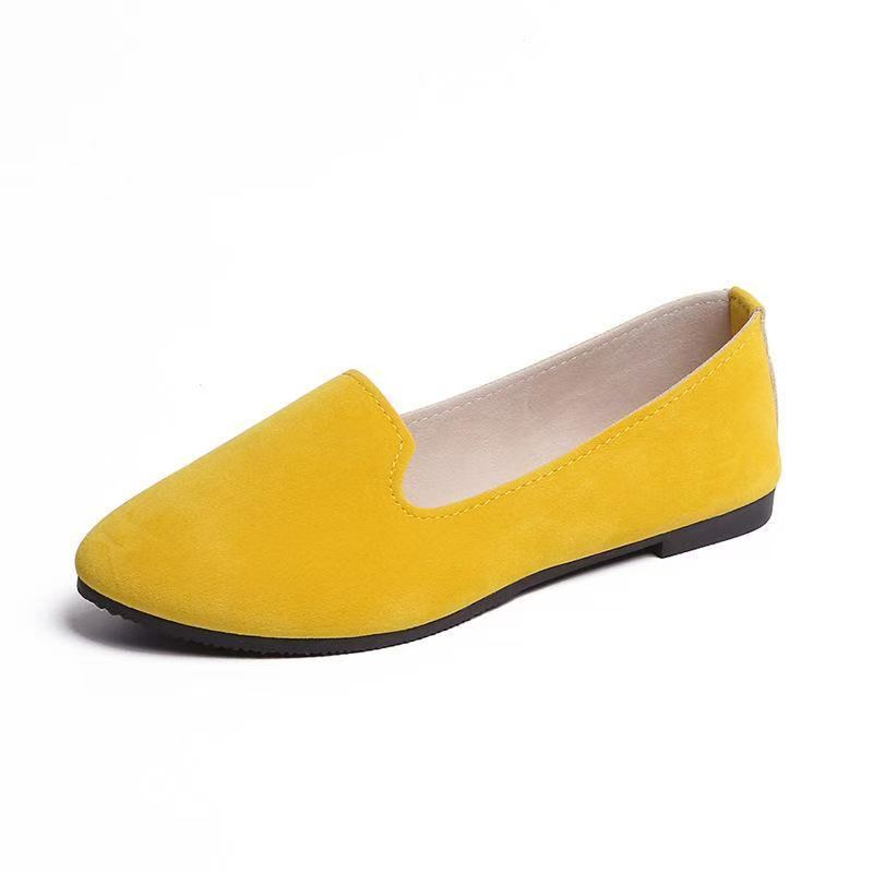 Soft Suede Slip-On Flats