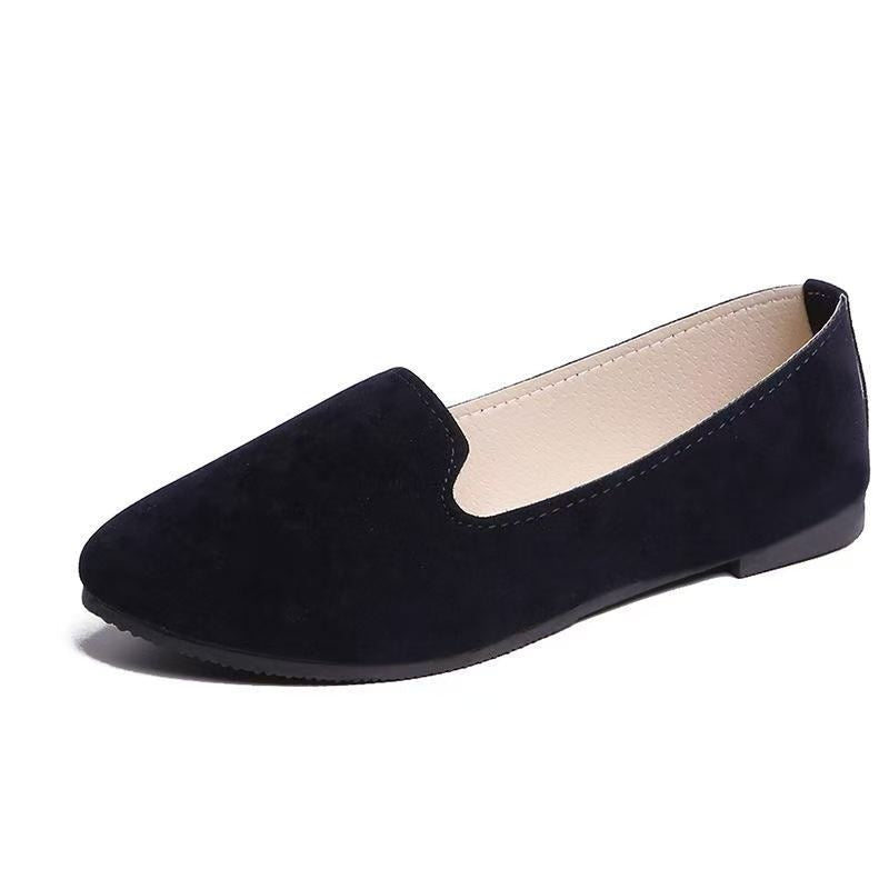 Soft Suede Slip-On Flats
