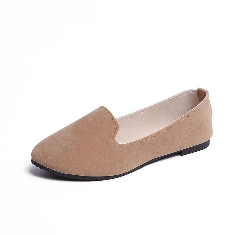 Soft Suede Slip-On Flats