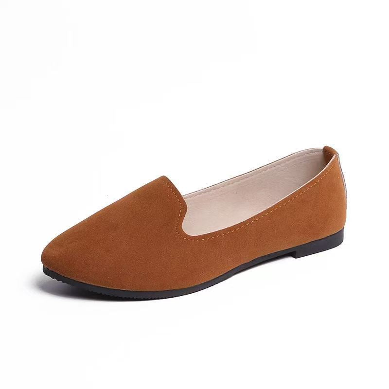 Soft Suede Slip-On Flats