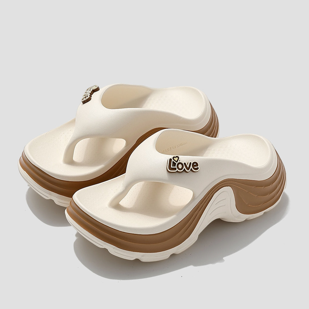 SUNKISSEDSTEP Women’s Thick-Soled Flip Flop Sandals