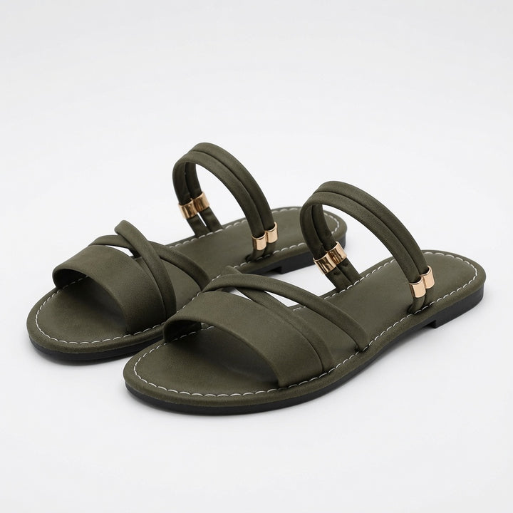 Convertible Two-Way Flat Sandals
