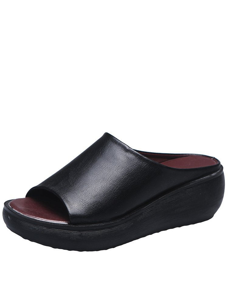 SUNKISSEDSTEP Women’s Savannah Platform Wedge Slides (US 5.5–10)