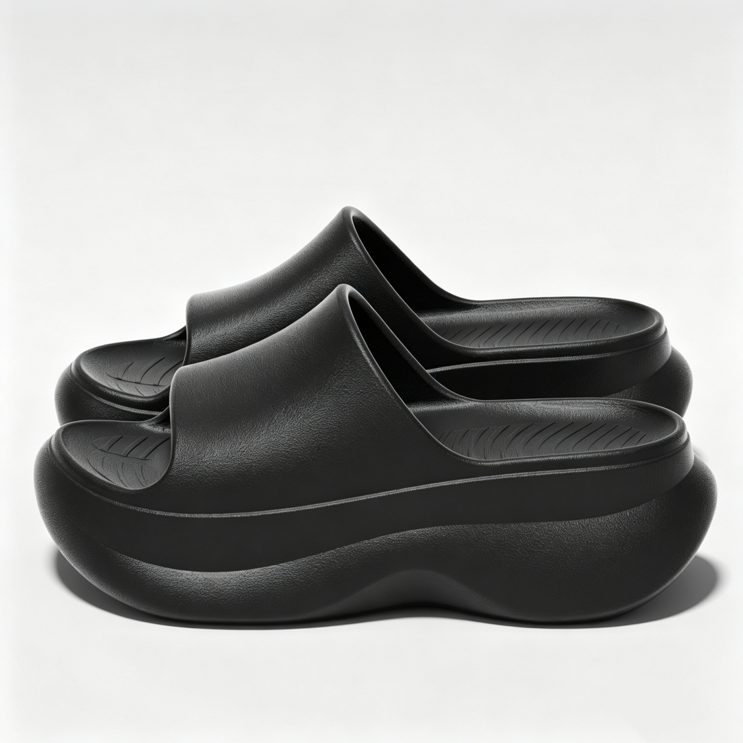 SUNKISSEDSTEP Women’s Cloud Lift EVA Platform Slides