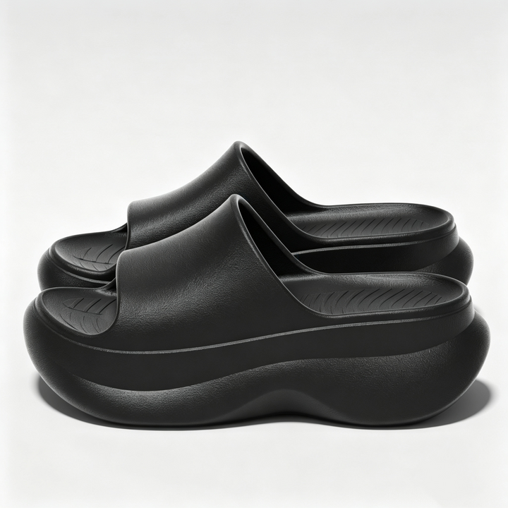 SUNKISSEDSTEP Women’s Cloud Lift EVA Platform Slides