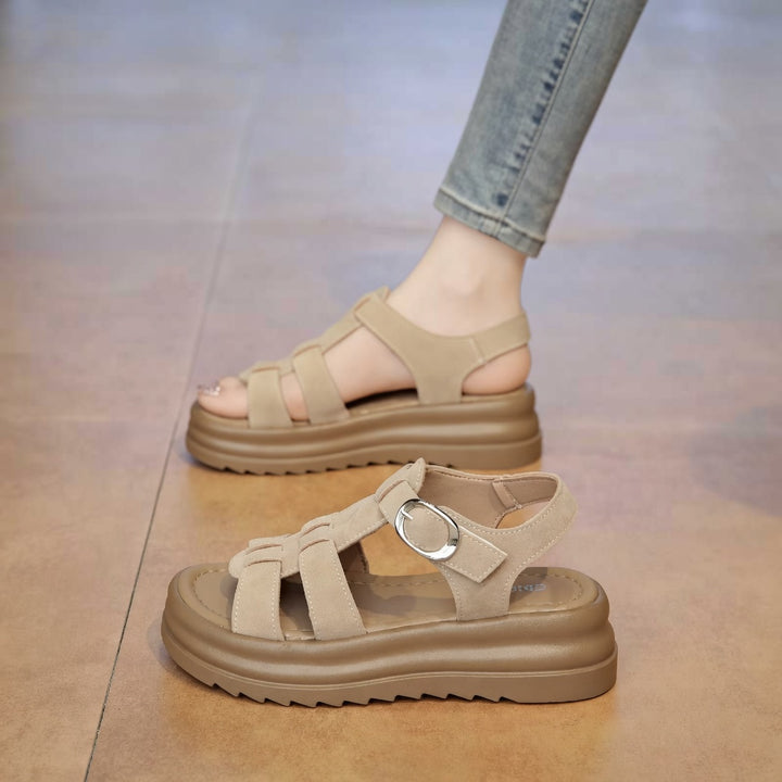 SUNKISSEDSTEP Women’s Platform Sandals (US 5.5–8)