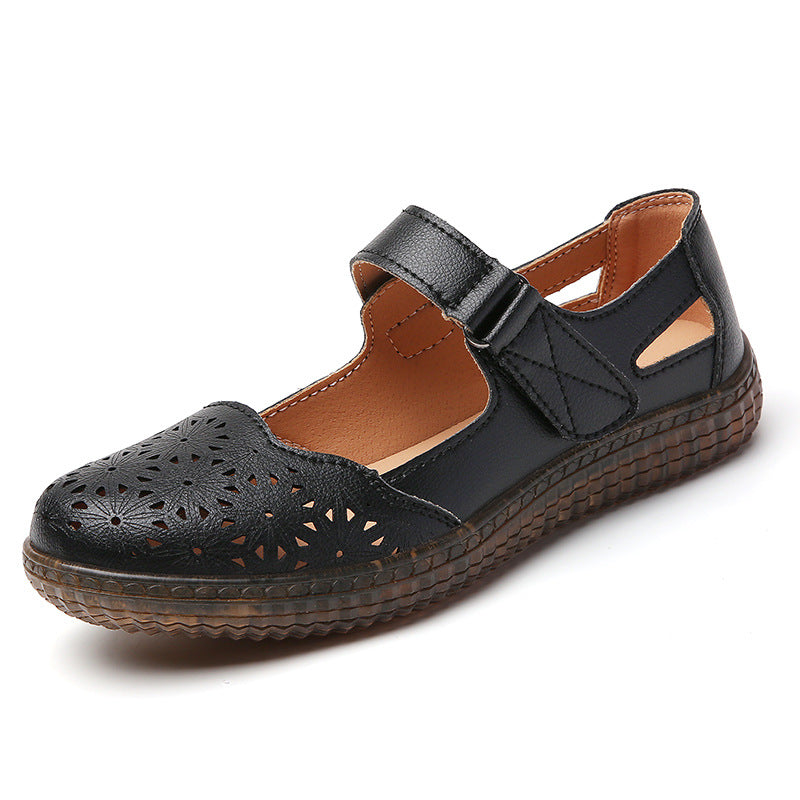 SUNKISSEDSTEP Women’s Breeze Comfort Leather Sandals (US 6–8.5)