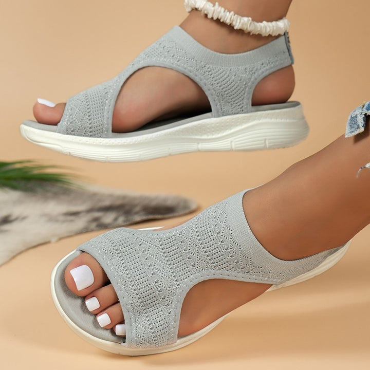 SUNKISSEDSTEP Women’s AirFlex Knit Sport Sandals (US 6–9.5)