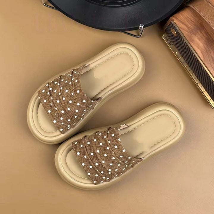 Platform Comfort Slide Sandals
