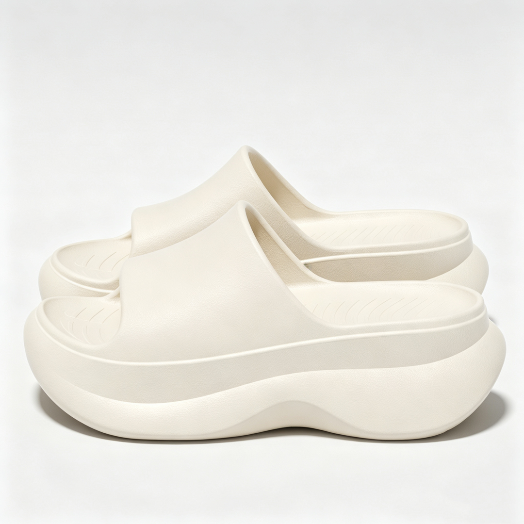 SUNKISSEDSTEP Women’s Cloud Lift EVA Platform Slides