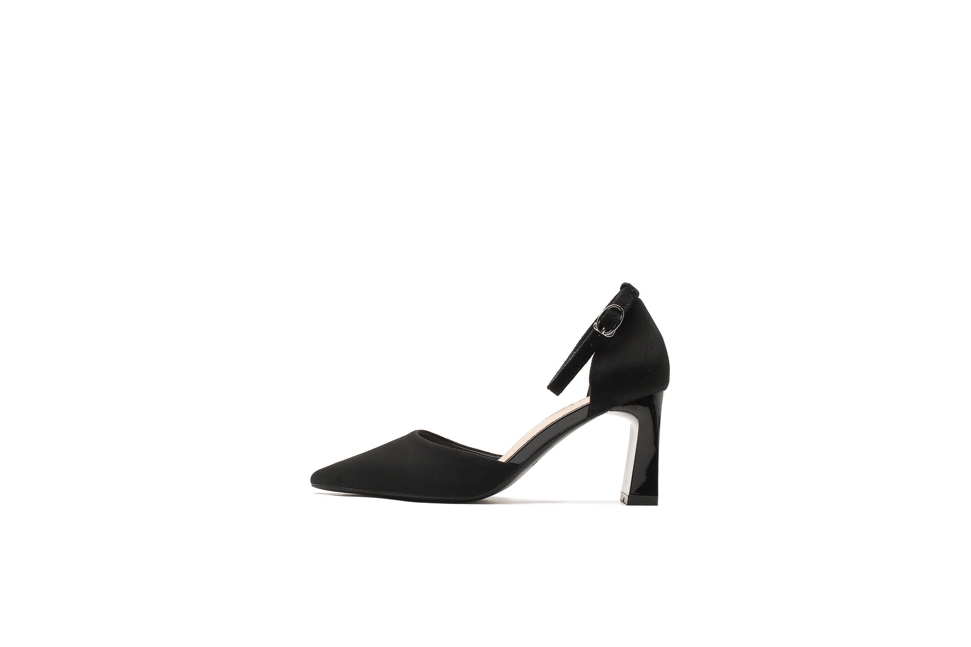 SUNKISSEDSTEP Women’s Elegant Pointed-Toe Block Heel Pumps (US 5–8)