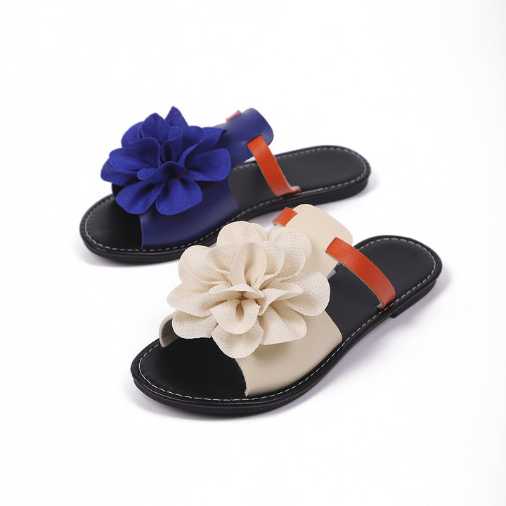 SUNKISSEDSTEP Women’s Flora Colorblock Slide Sandals (US 6–10)