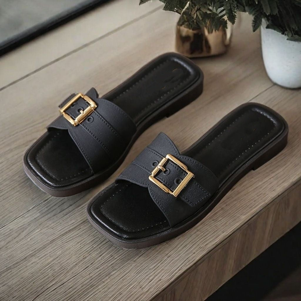 SUNKISSEDSTEP Women’s Rhinestone Platform Slides (US 6–8.5)