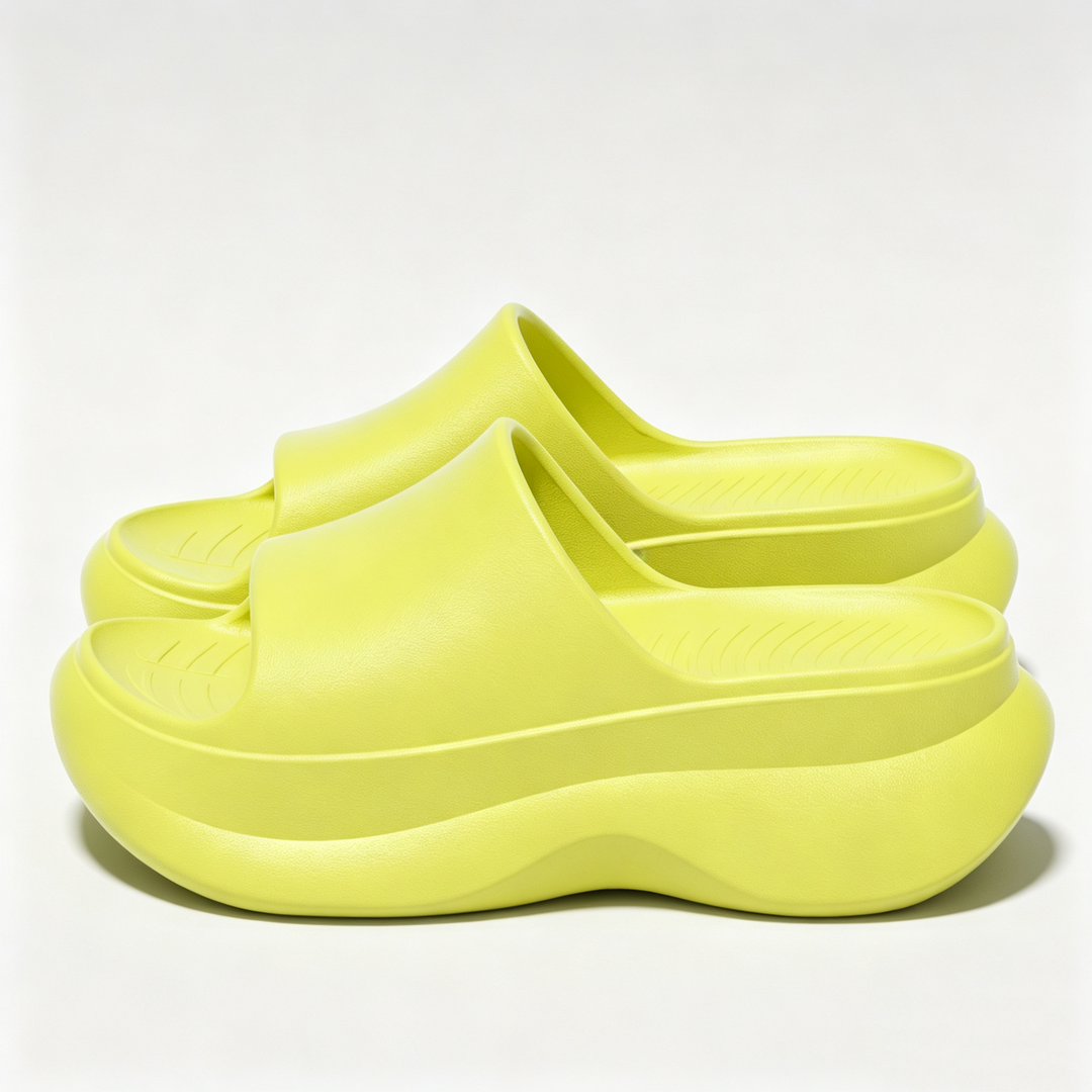 SUNKISSEDSTEP Women’s Cloud Lift EVA Platform Slides