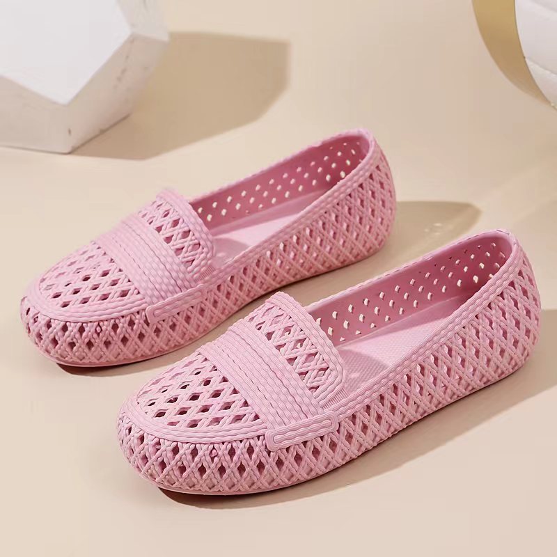 SUNKISSEDSTEP Women’s Comfort Quiet-Step PVC Slides (US 6–8.5)