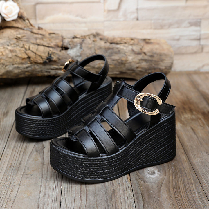 SUNKISSEDSTEP Women’s Platform Wedge Sandals (US 5.5–9.5)