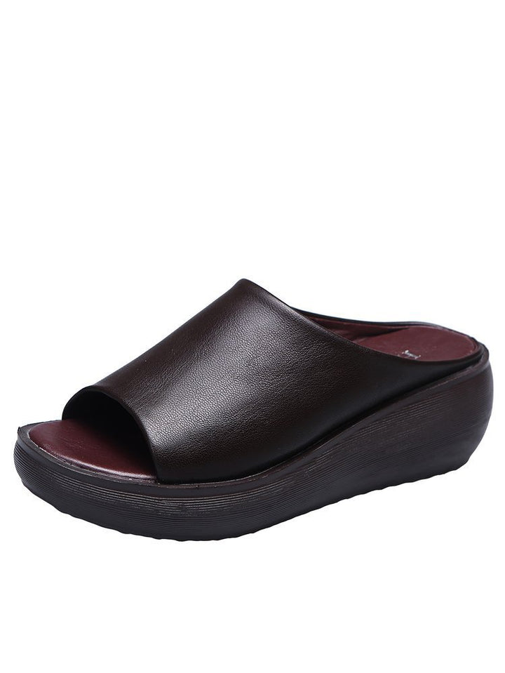 SUNKISSEDSTEP Women’s Savannah Platform Wedge Slides (US 5.5–10)