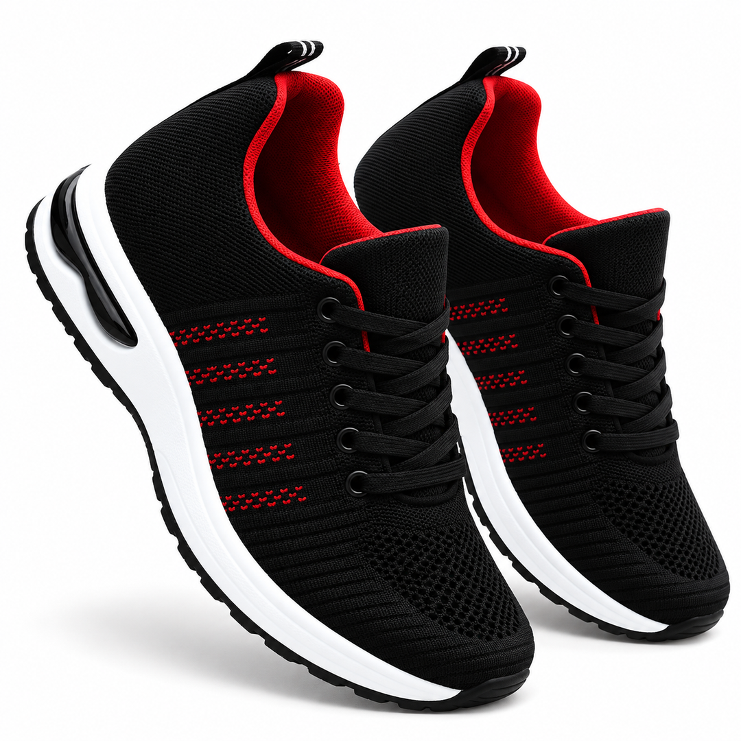 SUNKISSEDSTEP Men’s Breathable Flyknit Air-Cushioned Sneakers