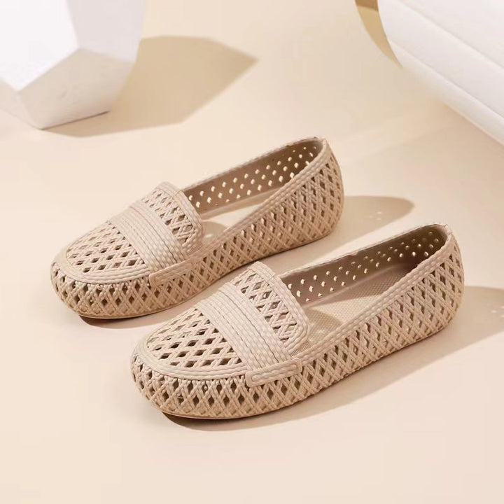 SUNKISSEDSTEP Women’s Comfort Quiet-Step PVC Slides (US 6–8.5)