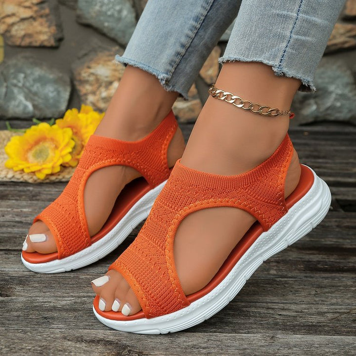SUNKISSEDSTEP Women’s AirFlex Knit Sport Sandals (US 6–9.5)
