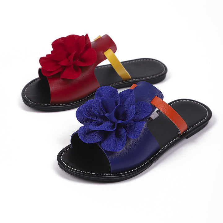 SUNKISSEDSTEP Women’s Flora Colorblock Slide Sandals (US 6–10)
