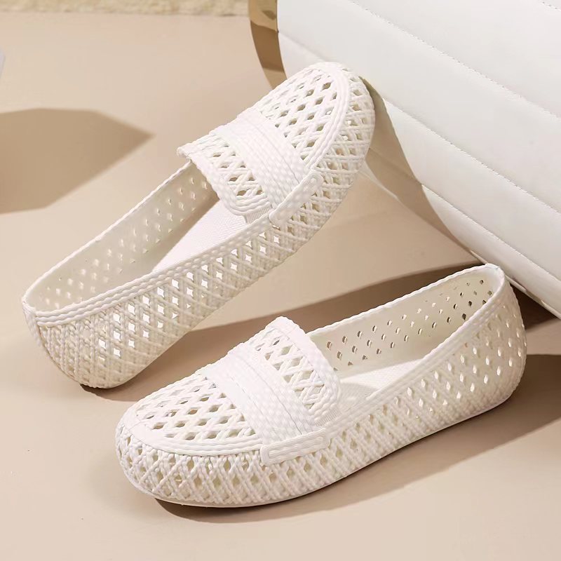 SUNKISSEDSTEP Women’s Comfort Quiet-Step PVC Slides (US 6–8.5)