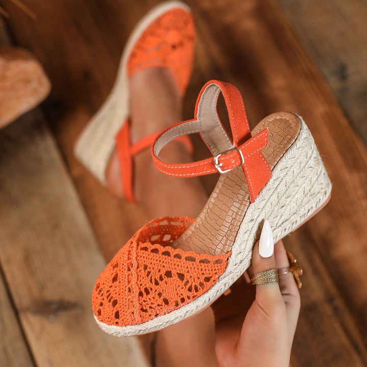 SUNKISSEDSTEP Women’s Marbella Espadrille Platform Sandals (US 5.5–9.5)