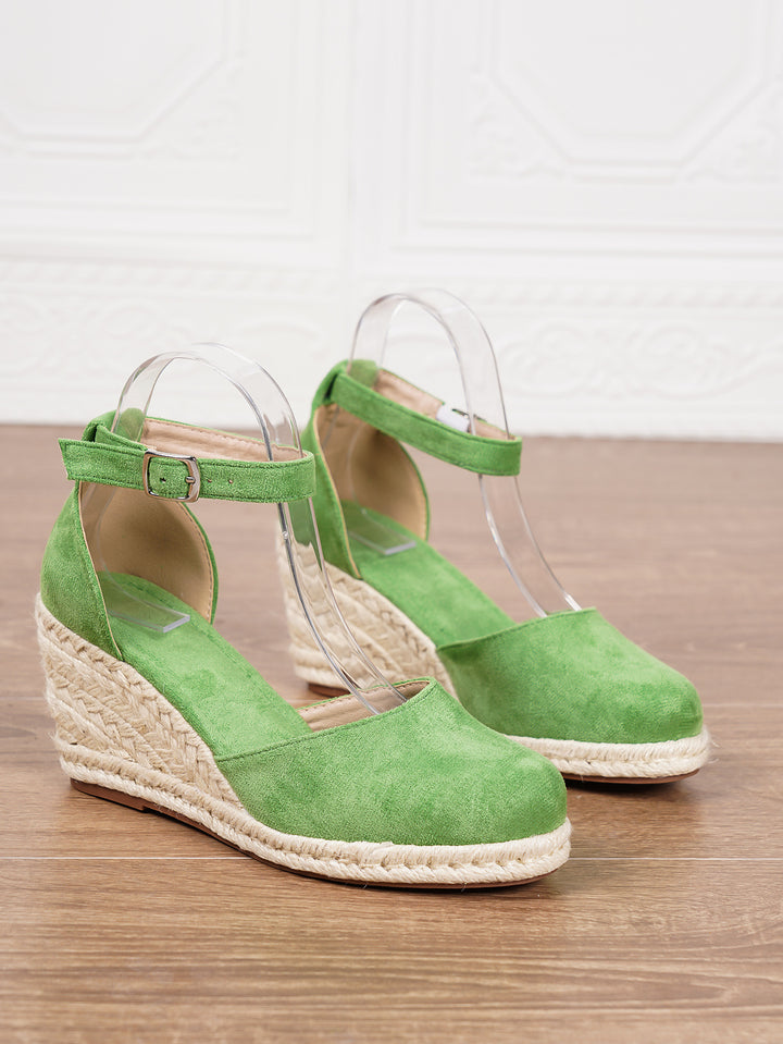SUNKISSEDSTEP Women’s Marbella Espadrille Wedge Sandals (US 5–9.5)