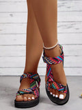 SUNKISSEDSTEP Women’s Printed Comfort Walking Sandals (US 6–9.5)