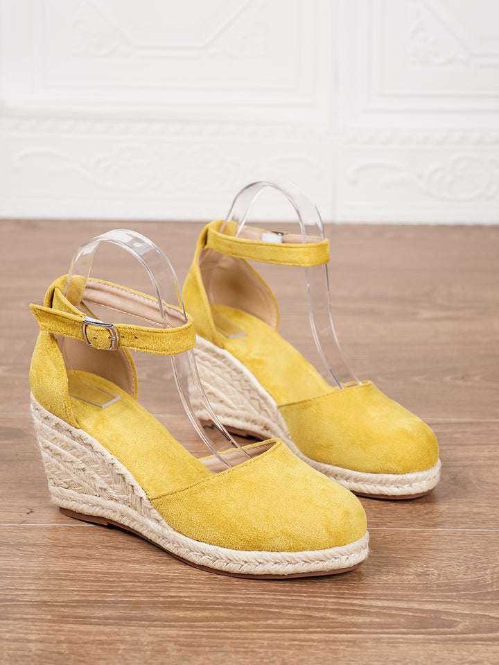 SUNKISSEDSTEP Women’s Marbella Espadrille Wedge Sandals (US 5–9.5)