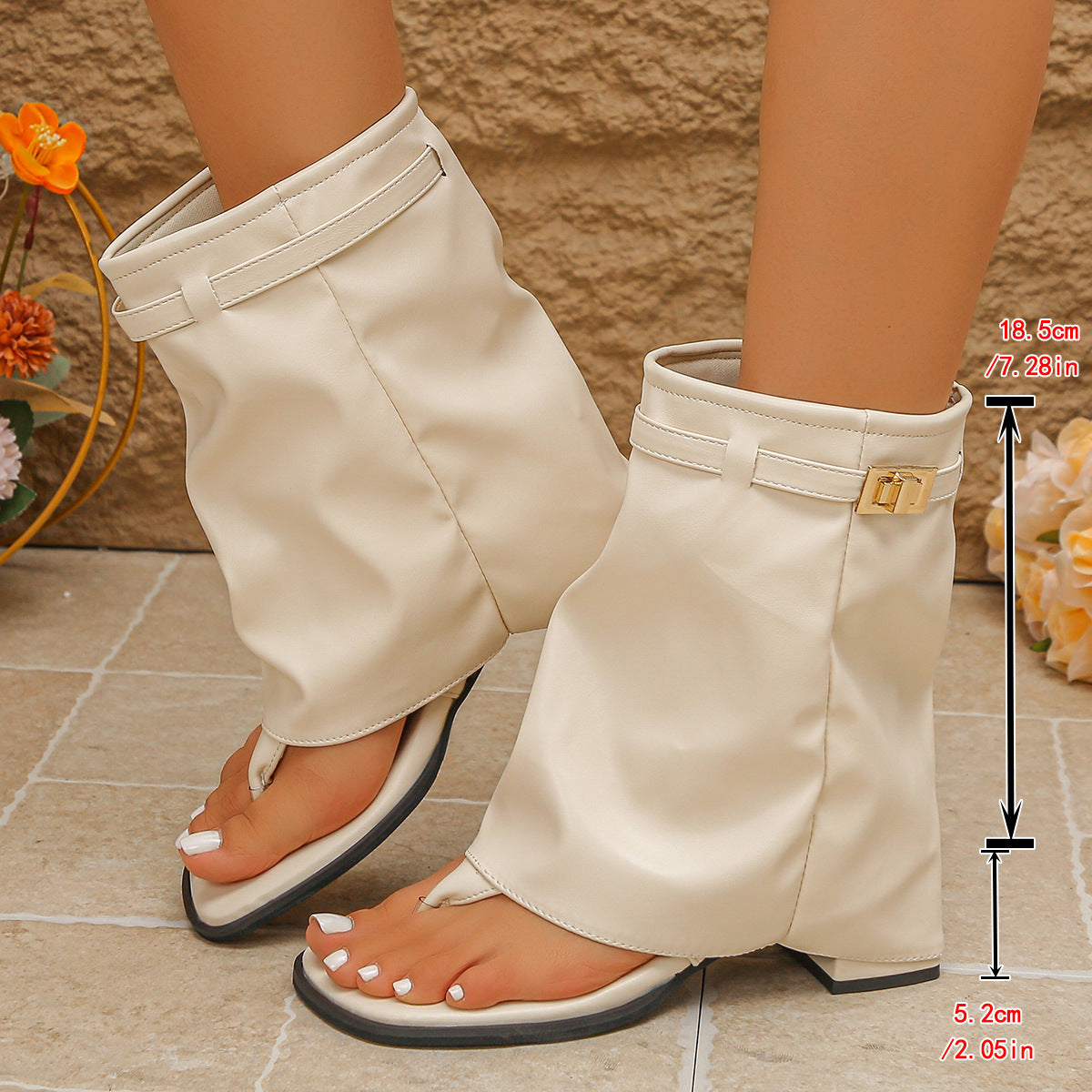 SUNKISSEDSTEP Women’s Riviera Toe-Ring Boot Sandals (US 6–9.5)