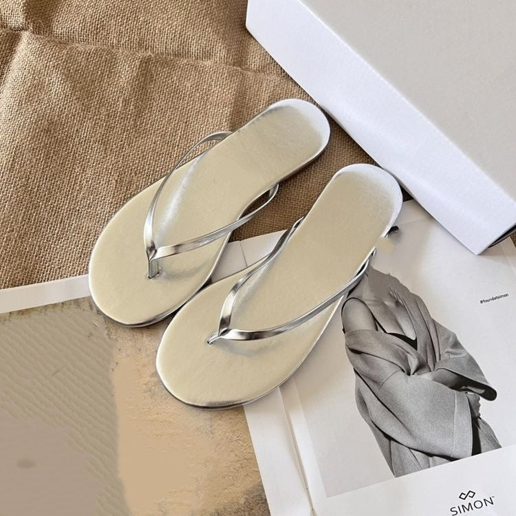 Minimalist French Flip-Flop Sandals