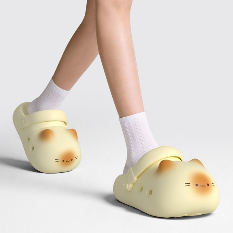 SUNKISSEDSTEP Women’s Kitty Cloud EVA Clog Slides (US 6–8.5)