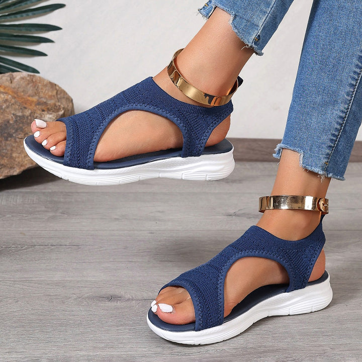SUNKISSEDSTEP Women’s AirFlex Knit Sport Sandals (US 6–9.5)