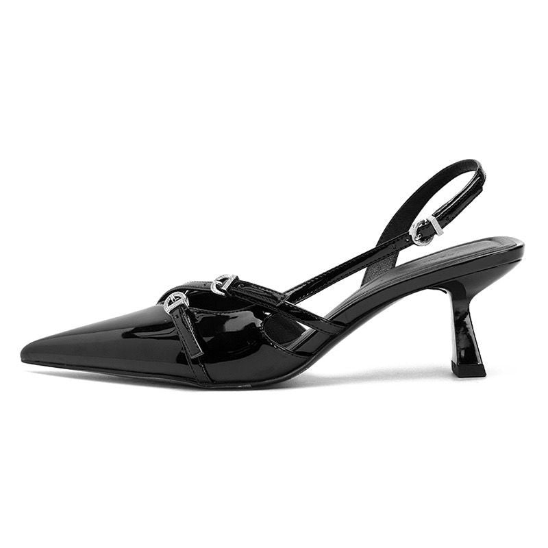 SUNKISSEDSTEP Women’s Celeste Pointed-Toe Slingback Heels (US 5.5–9.5)