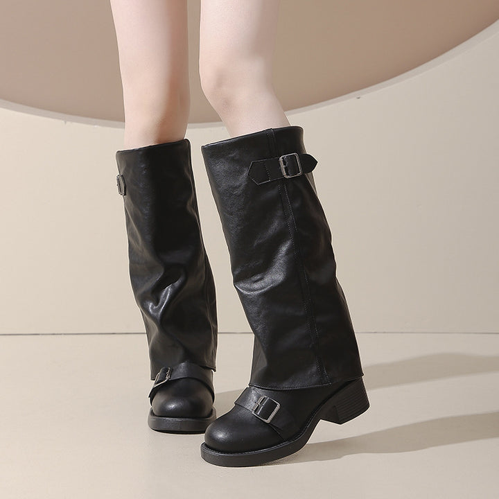 Vintage Slouchy Knee High Boots
