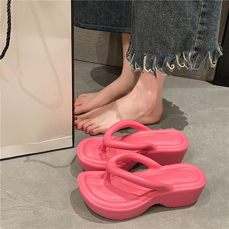 SUNKISSEDSTEP Women’s Platform EVA Thong Sandals