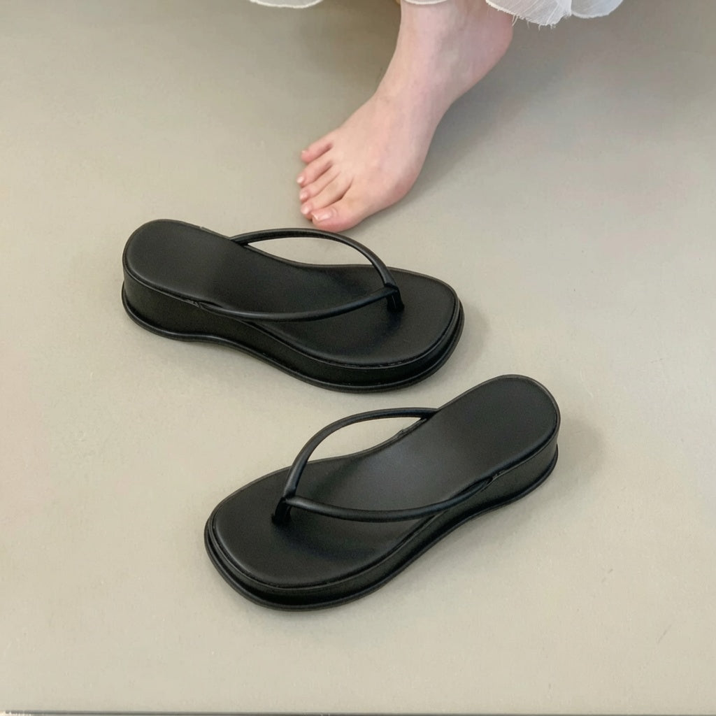 Minimalist Platform Flip Flops